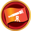 Badge communication visionnaire