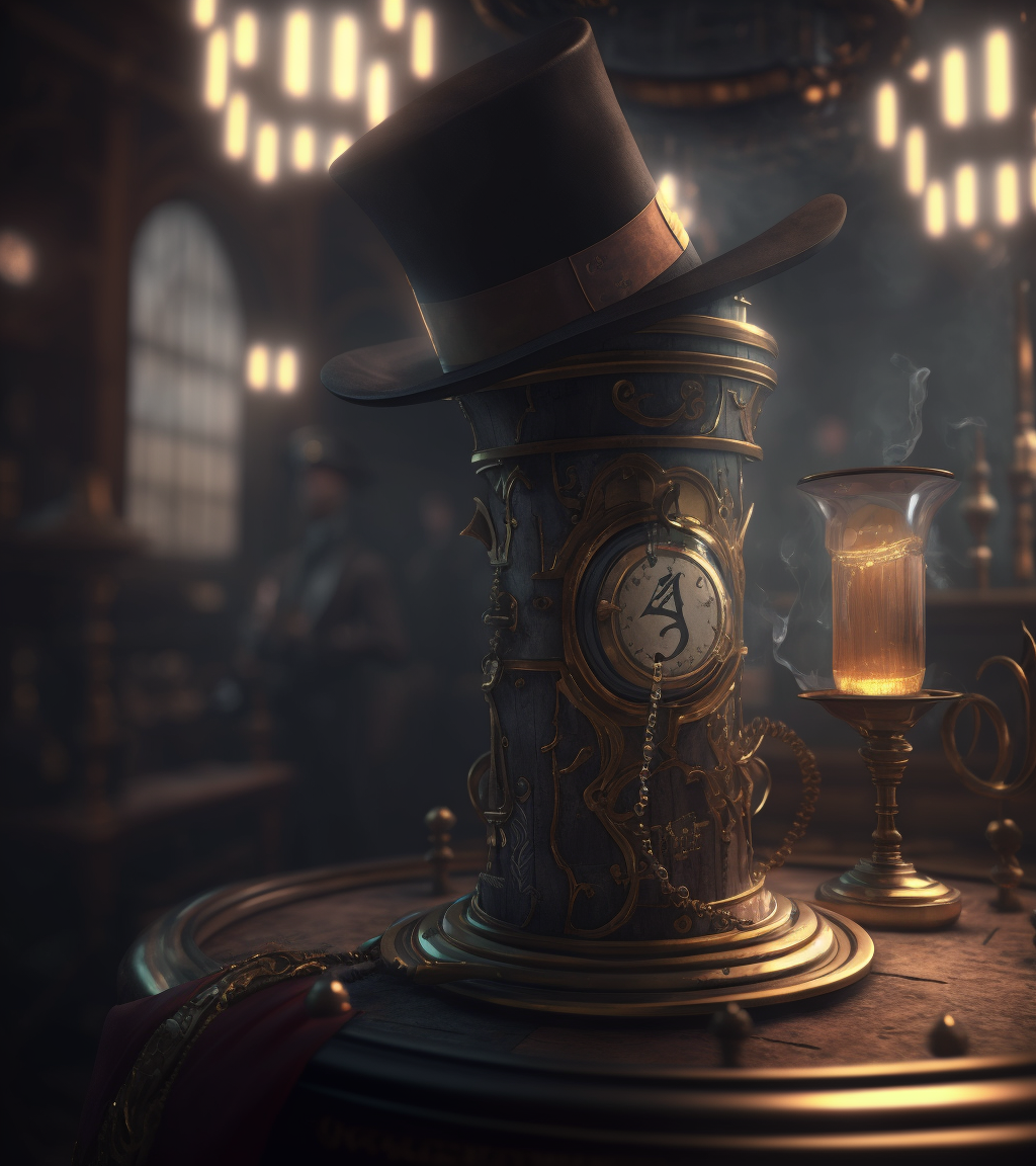 un chapeau de magicien